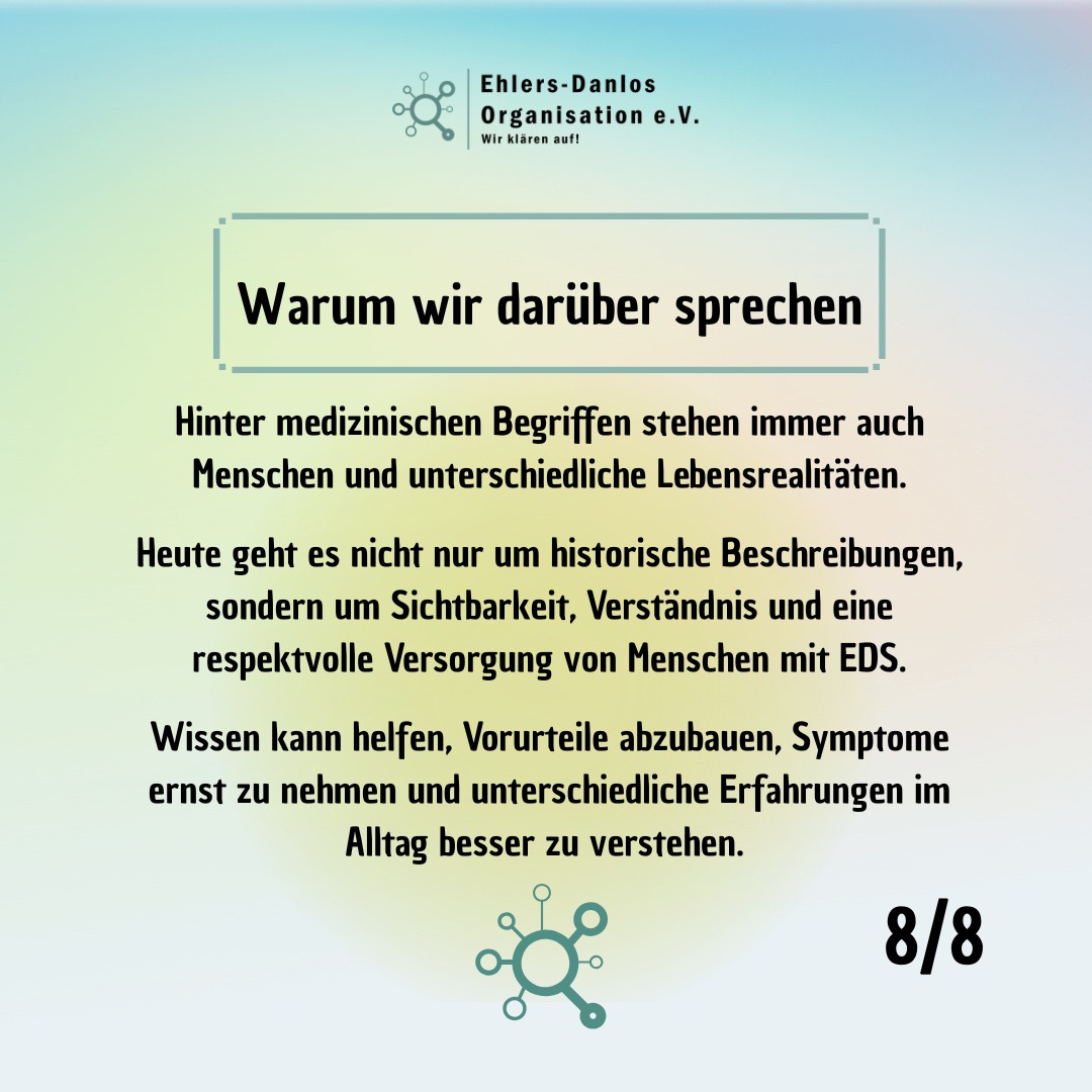 2026 04 20 Warum heisst es Ehlers Danlos Syndrome 8